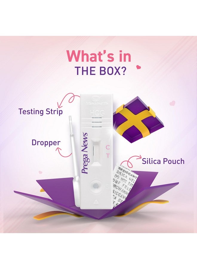Prega News Prega News Test Kit | One Step Urine Hcg Pregnancy Test Kit Device | 99% Accurate Results In 5 Mins | Pack Of 10 Kits | Indias No 1 Pregnancy Kit.  - Image 2