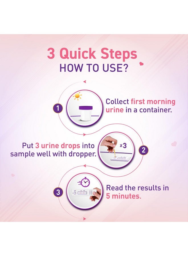 Prega News Prega News Test Kit | One Step Urine Hcg Pregnancy Test Kit Device | 99% Accurate Results In 5 Mins | Pack Of 10 Kits | Indias No 1 Pregnancy Kit.  - Image 3