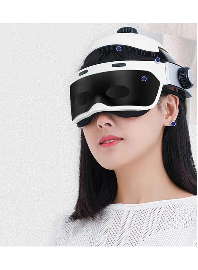 Backcomfort Head and Eye Massage Device with Pressure and Vibration Technology and Music - Image 5