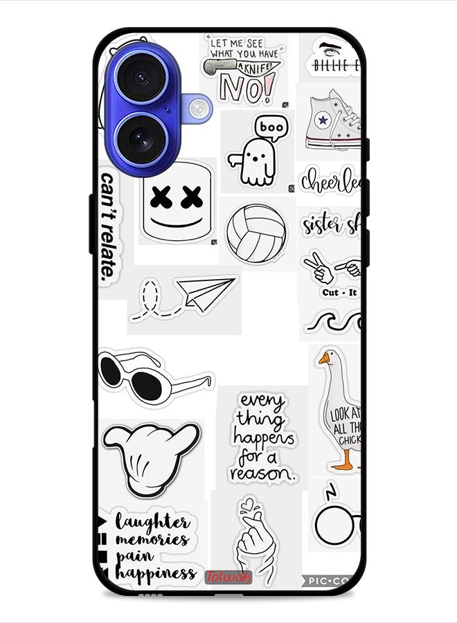 Tolwak Apple iPhone 16 Protective Case Cover Can Not Relate - Image 1