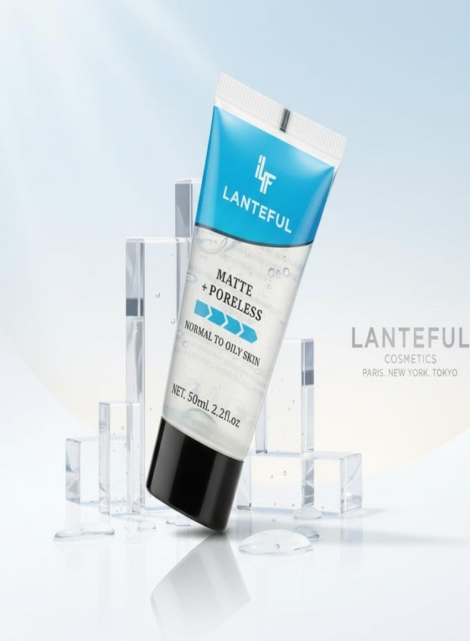 LANTEFUL برايمر مكياج لانتيفول مات بورليس للبشرة العادية إلى الدهنية، 50 مل، برايمر أساس مكياج مثالي | قاعدة ناعمة تدوم طويلاً | برايمر مصغر للمسام والخطوط الدقيقة لمكياج الوجه | لمسة نهائية حريرية غير لامعة | غير دهني وخالٍ من الزيوت | أساسه جل السيليكون معزز بخلاصة الصبار | 50 مل (عبوة واحدة) - Image 2
