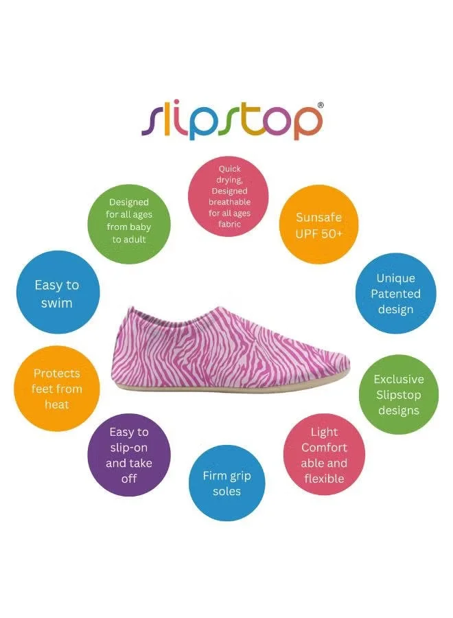 Slipstop Slipstop Wavy Kids Non Slip Water and Beach Shoes Lightweight Quick Dry Swim Ready Footwear for Babies and Children