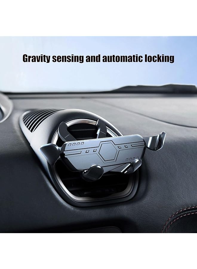 KASTWAVE Car Phone Mount For Air Vent, 360° Rotation, Retractable Base, No-Slip Grip, Automatic Locking, Compatible With Mercedes Benz C, E, S, A, Glc, Gle, Gls, Gla - Image 3