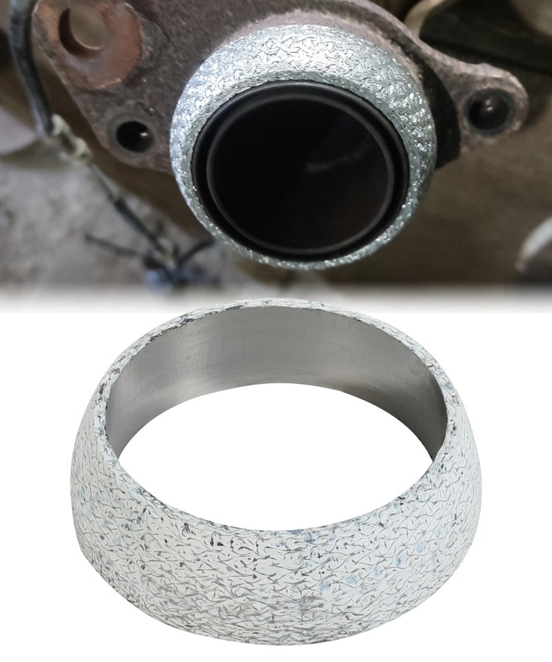 bylikeho Car Exhaust Manifold Gasket,Car Accessories 2inch Donut Gasket,Automotive Exhaust Flange Gasket Seal Ring to Prevent Leaking Between Exhaust Manifold and Exhaust Pipe (2 ") - Image 1