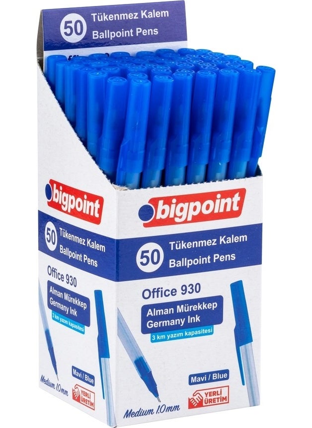 Ballpoint Pen Office 1.0mm Blue Box of 50 - pzsku/Z2E379070CB82BCB14C64Z/45/_/1731147804/8cfe5b9f-74bf-4a1a-829f-dc736b4b306a