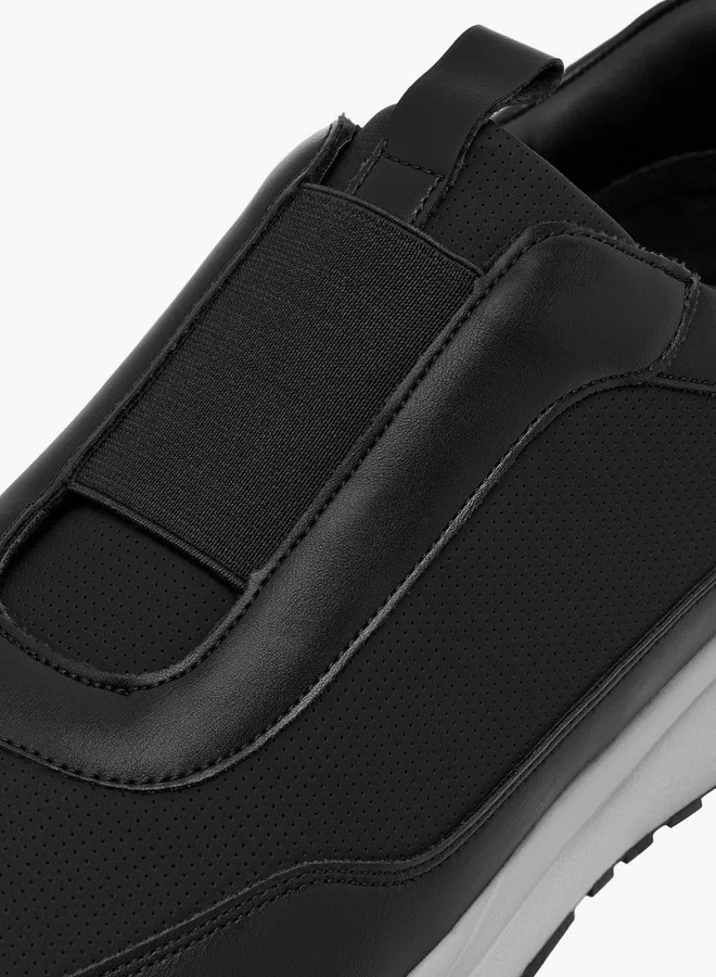 LBL by Shoexpress Men's Panelled Slip-On Sneakers
