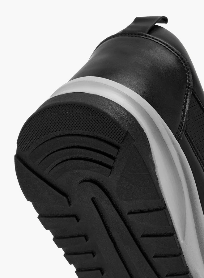 LBL by Shoexpress Men's Panelled Slip-On Sneakers