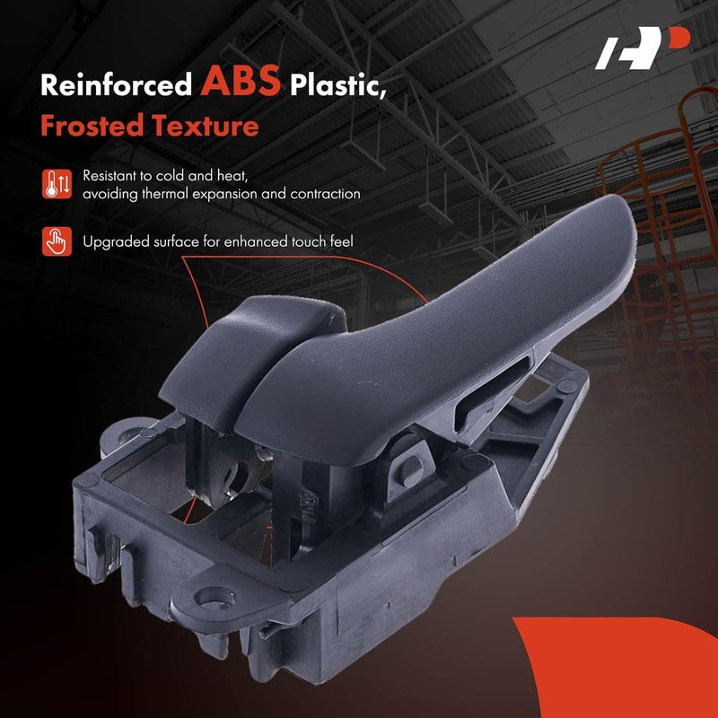 A-Premium Front or Rear Left Driver Side Interior Door Handle for Toyota 4Runner 2003-2009, Smooth Black - Image 3