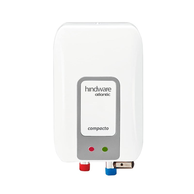 HINDWARE SMART APPLIANCES HINDWARE SMART APPLIANCES Atlantic Compacto 3 Litre Instant water heater with Stainless Steel Tank Robust Construction Pressure Relief Valve And Ithermostat Feature White And Grey 
