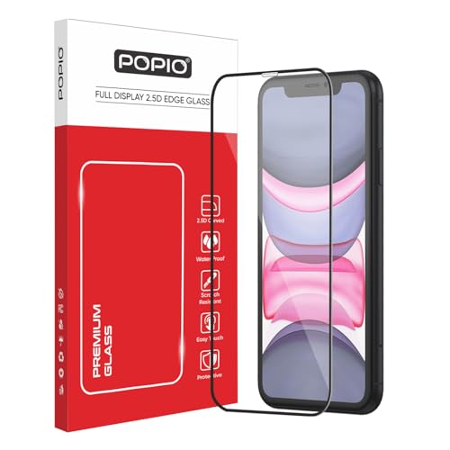 POPIO Military-Grade Gorilla Tempered Glass For iPhone 11 / iPhone XR | 9H Hardness, Edge-to-Edge, Bubble-Free - Image 1