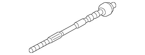 Subaru Genuine Subaru 34160FJ000 Tie Rod Complete 1 Pack - Image 1