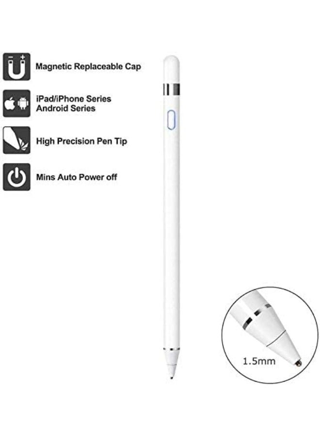 Digitplus Active Stylus Digital Pen for Touch Screens,Compatible for iPhone 6/7/8/X/Xr iPad Phone &Tablets, for Drawing and Handwriting on Touch Screen Smartphones & Tablets (iOS/Android) - Image 2