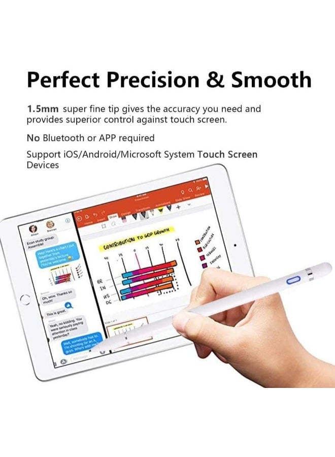 Digitplus Active Stylus Digital Pen for Touch Screens,Compatible for iPhone 6/7/8/X/Xr iPad Phone &Tablets, for Drawing and Handwriting on Touch Screen Smartphones & Tablets (iOS/Android) - Image 5