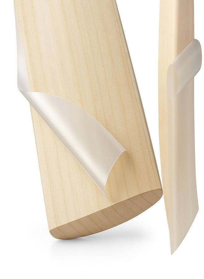 Nextage Cricket Bat Scuff Sheet (15cm x 36cm) - Transparent, Durable & Waterproof Protective Cover, Anti-Scratch & Anti-Scuff Tape for Leather & Tennis Ball Cricket, Bat Protection Film (3) - Image 1