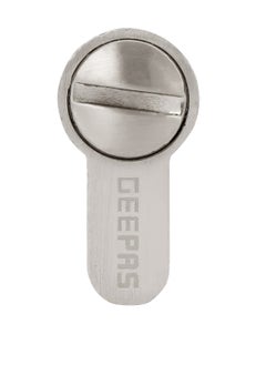 GEEPAS Geepas Mortise Cylinder 70 MM,  Coin Slot For Easy Entry, Keyless Cylinder For Mortise Lock Body, Anti Corrosive Material, Suitable For Washroom Doors, Easy Installation With M5 Screw.  - Image 3