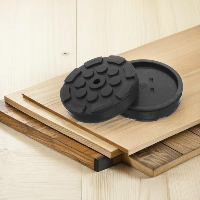 4pcs Heavy Duty Octagonal Rubber Jack Pad Lift Adapters for Car Automotive Repair Workshop - Image 5