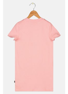 PUMA Kids Girl Sportswear Fit Brand Logo T-Shirt Dress, Pink  - Image 2