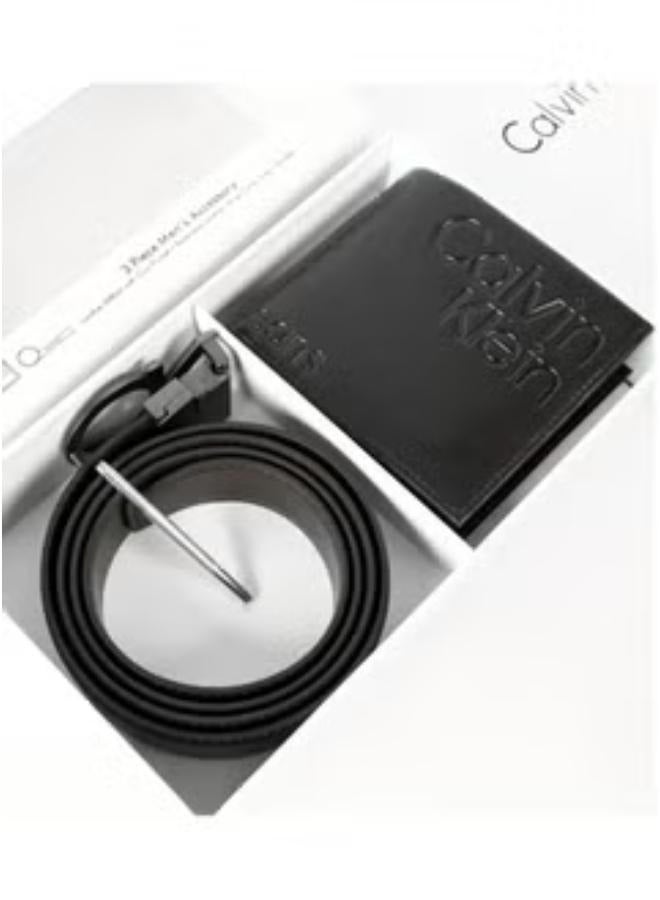 CALVIN KLEIN JEANS PLUS Calvin Klein Wallet-Belt Set For Men  - Image 2