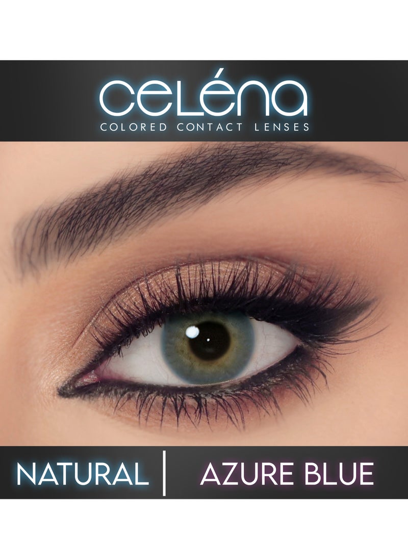 Celena Celena Colored Contact Lenses, Daily Disposable, Cosmetic-Azure Blue  - Image 1