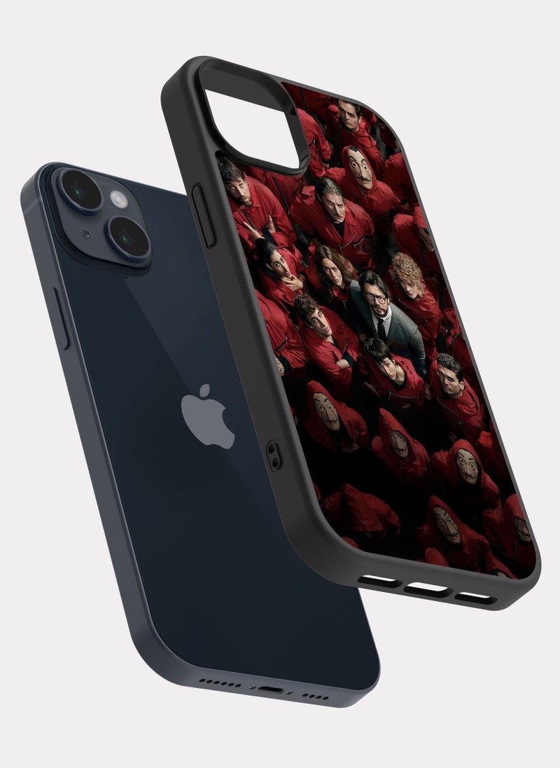 بكسلات كفر ايفون 14 بلس لا كاسا دي بابيل احمر - Image 2