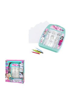 PLAYGO PlayGo Fashionista Light Box B O – LED Light Box with Fashion Templates for Kids  - Image 3