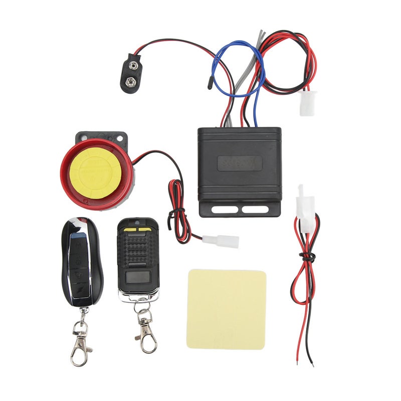 Motorcycle Security Alarm ABS Waterproof Wireless Vibration - 150M Remote High Sensitivity Scooter Anti Theft Alarm for Bike - Image 2