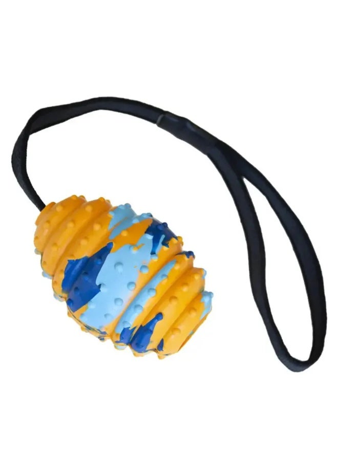 Duvo+ Rubber Rugby Smash Dog Toy