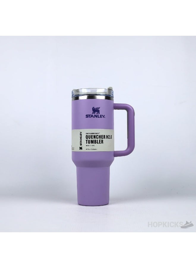 Stanley 40 Oz / 1.18 ML Flow Star Tumbler - Stylish design made of SUS 304 stainless steel with a tight lid and straw, keeps hot and cold - Image 2