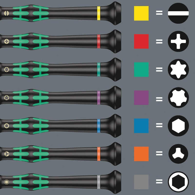 Wera - 5134000001 Kraftform Micro Precision Big Pack 1 Screwdriver Set for Electronic Applications, 25 Pieces - Image 5