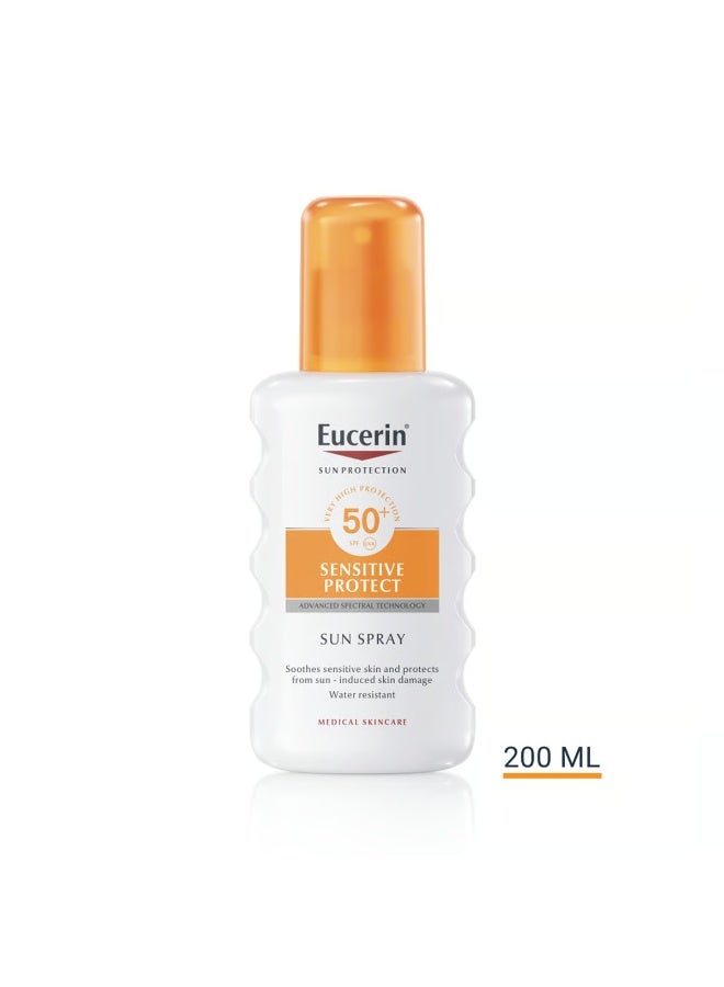 Eucerin Sun Sensitive Protect Sun Spray Sunscreen SPF50+ 200ml - Image 4