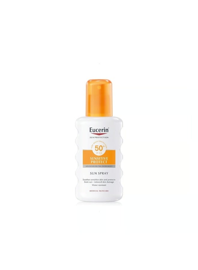 Eucerin Sun Sensitive Protect Sun Spray Sunscreen SPF50+ 200ml - Image 1