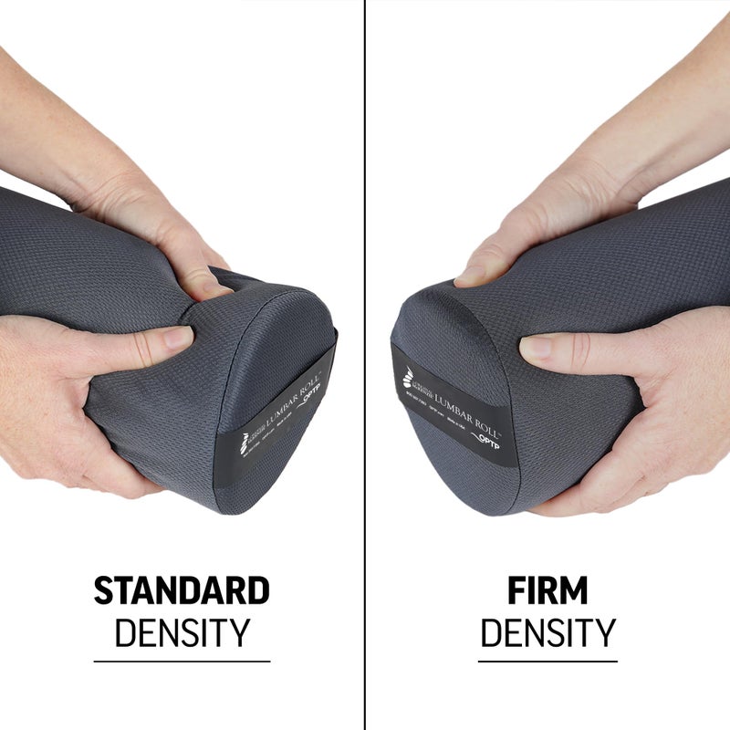 OPTP أوبتي بي The Original McKenzie Lumbar Roll – دعم أسفل الظهر مصنوع في الولايات المتحدة لمقعد المكتب ومقعد السيارة. الوسادة المفضلة من قبل المعالجين الفيزيائيين - كثافة قياسية - Image 2