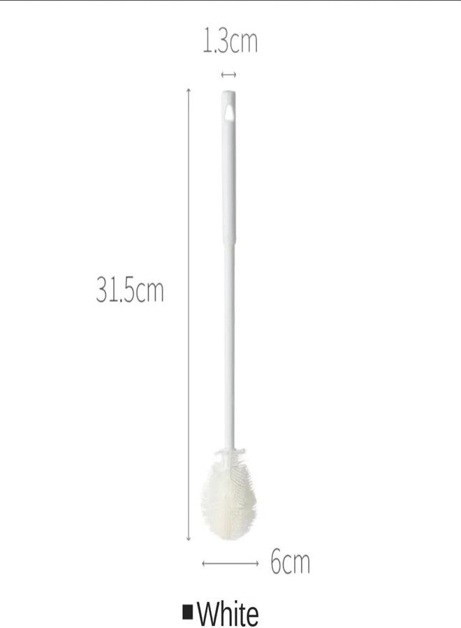 BELOXY Silicone Bottle Cleaning Brush, 360 Degree Rotational, Flexible Soft Bristle, Long Handle Cleaning Brush for Jar, Cup, Glass Mug Container and Kitchenware (29 × 5.5 × 1cm) (2) - Image 3