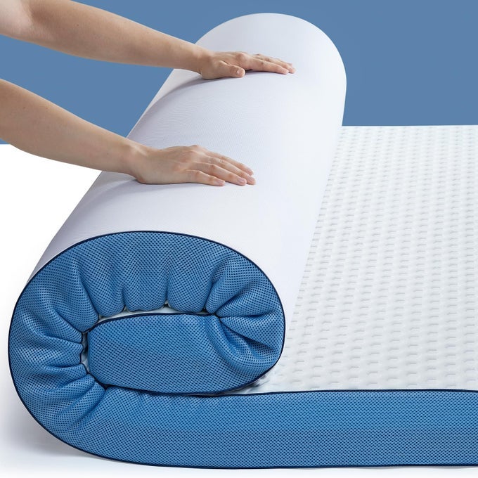 4 INCH FIRM MATTRESS TOPPER QUEEN COOLING GELINFUSED BAMBOO CHARCOAL MEMORY FOAM BED TOPPER FOR PRESSURE RELIEF HIGHDENSITY MATTRESS PAD WITH REMOVABLE COVER CERTIPURUS CERTIFIED