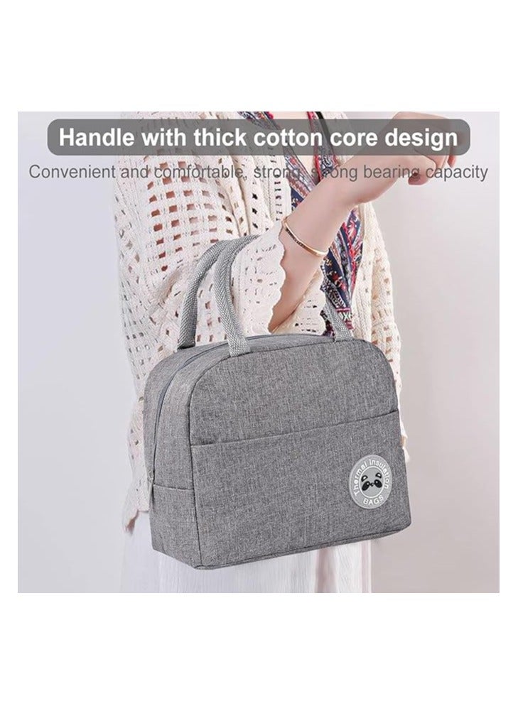 Thermal Lunch Bag for Men and Women, Lunch Box Bags Reusable Insulated, Leakproof Thermal Cooler Bag, Portable bag for School, College, Beach, Picnic, Fishing, Hiking,Travel, Food Storage - Image 3