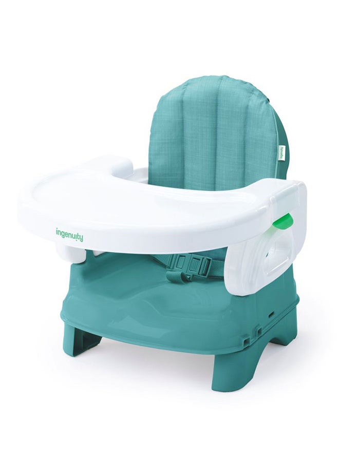 ingenuity Deluxe Comfort Folding Booster Seat Adjustable Folding And Easy-Clean 6 Month To 3 Years - Image 1