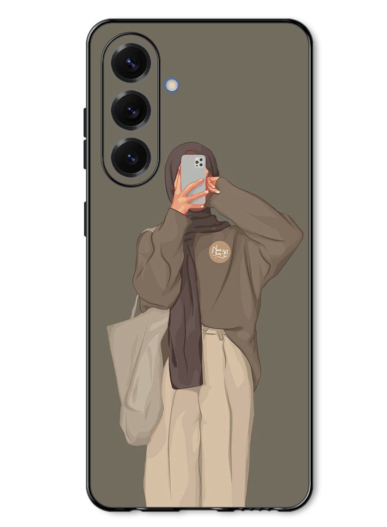 Theodor Case Compatible with Samsung Galaxy A57 Protection Shockproof Bumper Cover Girl Taking Picture - Image 1