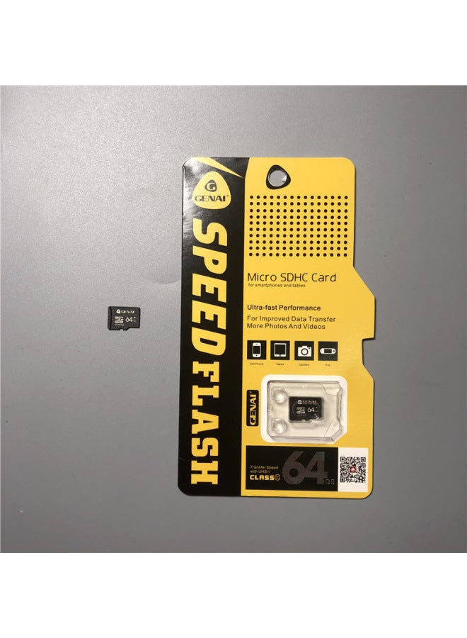 Genai 64g TF Memory Card Mobile Phone Memory Card Driving Recorder Memory Card-Capacity:Gonai 64g Memory Card