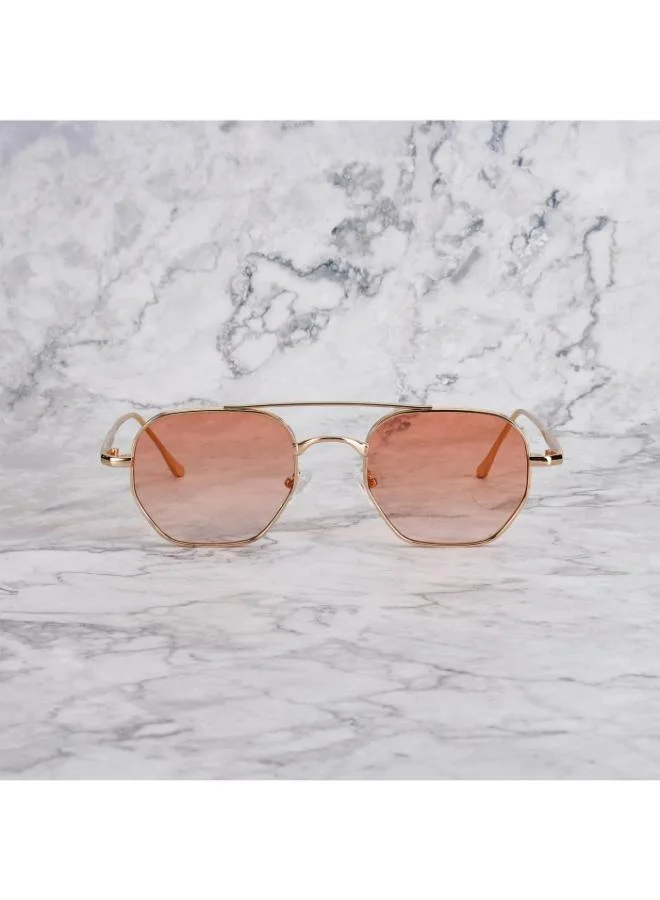  اكسبليست باوتس نظارات شمسية أنيقة للجنسين من ريك جولد بتدرج ذهبي