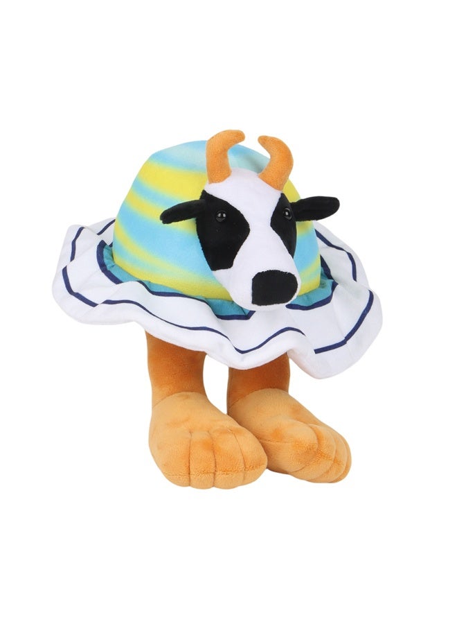 Tung Tung Tung Sahur Plushies لعبة 10 بوصة للمشجعين هدية ، وسادة حيوانات محشوة ناعمة لديكور غرفة النوم للأطفال المنزلية ، خيار عيد ميلاد للفتيان والبنات الحيوانات المحشوة للبقر - Image 5