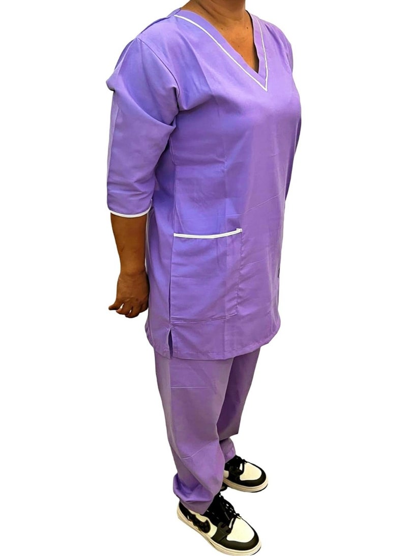 2 Pieces Uniform Cleaning Suit for Domestic Workers - Image 2