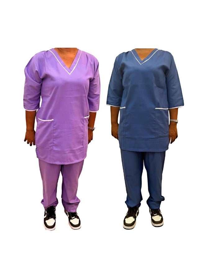 2 Pieces Uniform Cleaning Suit for Domestic Workers - Image 1