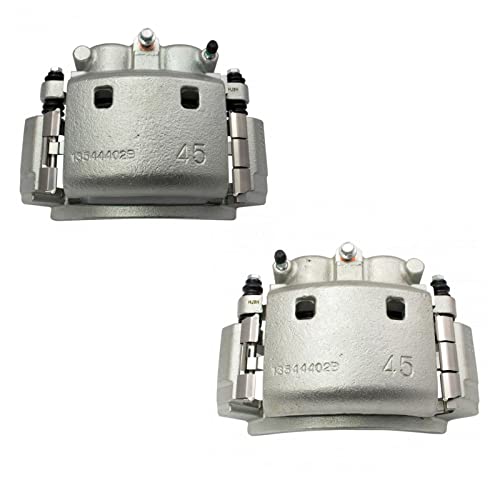 TRQ Rear Brake Caliper Set Compatible with 2006-2008 Dodge Ram 1500 2003-2008 Ram 2500 Ram 3500 2003 Ram 3500 Van - Image 1