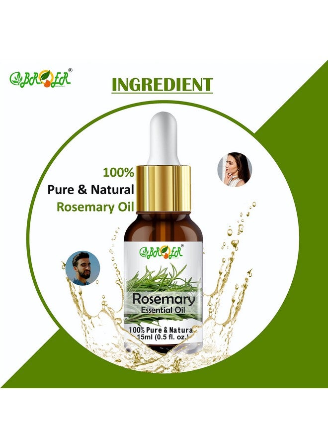 BROER Rosemary Essential Oil and Lemon Essential Oil Combo Pack for Hair Growth, Moisturizing Skin, Hair Nourishment - 100% Pure, Natural & Undiluted Refreshing Essential Oils (pack of 2) 30ml - Image 5