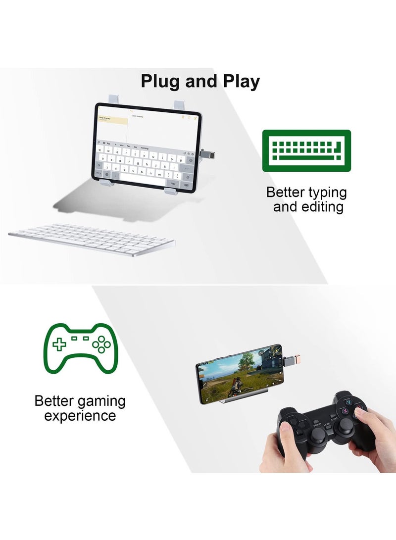 SYOSI 10 Pcs USB C to USB A Adapters, USB C Male to USB A Female 3.0 Adapter Type C Thunderbolt 4 OTG Converter for iPhone, MacBook, iPad, Android, Laptop, PC - Image 5