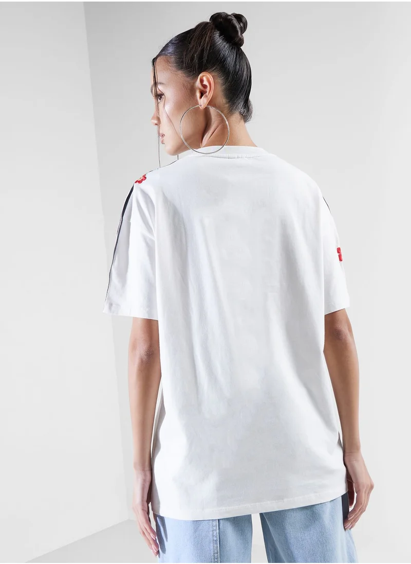 adidas Originals Floral Loose T-Shirt