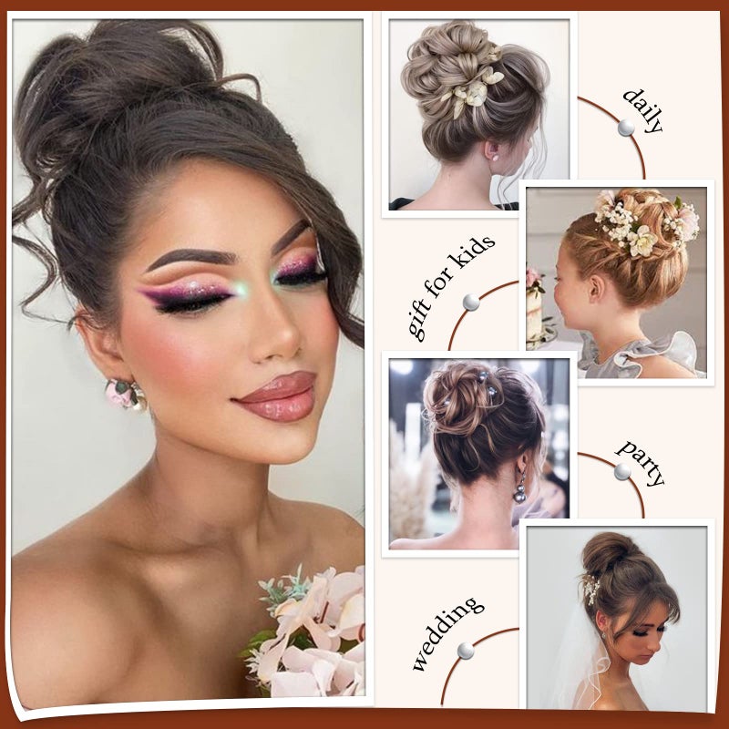 SOFEIYAN Claw Clip Messy Bun Hair Piece Wavy Curly Hair Bun Clip in Claw Chignon Ponytail Hairpieces Synthetic Tousled Updo Hair Extensions Scrunchie Hairpiece for Women, Grey - Image 5