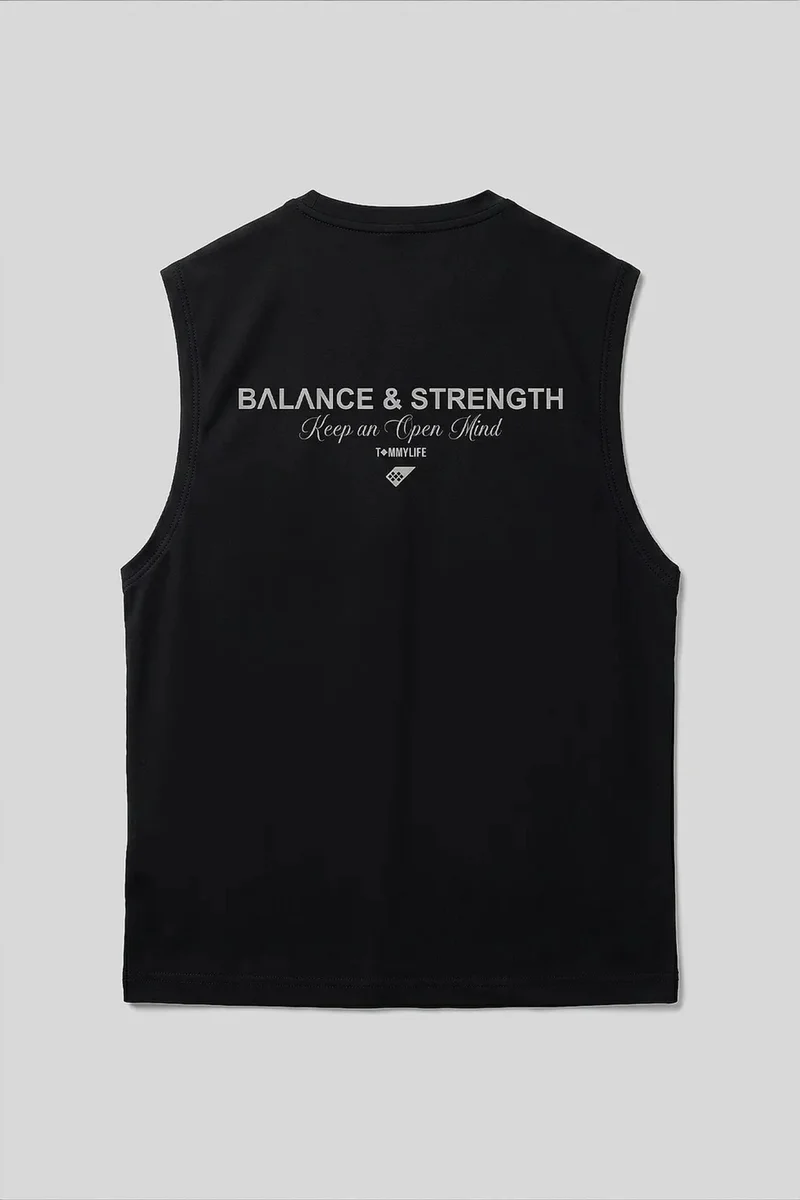 تومي لايف TOMMY Men's Cotton Elastane Tank Top