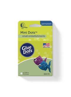 Glue Dots Mini Dots Doublesided 316" 300 Dots Diy Craft Glue Tape Sticky Adhesive Glue Points Liquid Hot Glue Alternative Clear  - Image 1