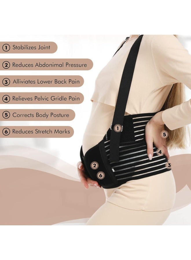 Maternity Belly Lift Band with Shoulder Support and Secure Fit Engineered for stability, this belly lift band features shoulder support and adjustable fastening, reducing discomfort, improving alignment, and offering a secure fit for all-day wear. - Image 4